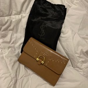 YSL tri fold wallet